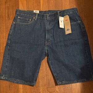 Levi's Men's Dark Blue Jean Shorts